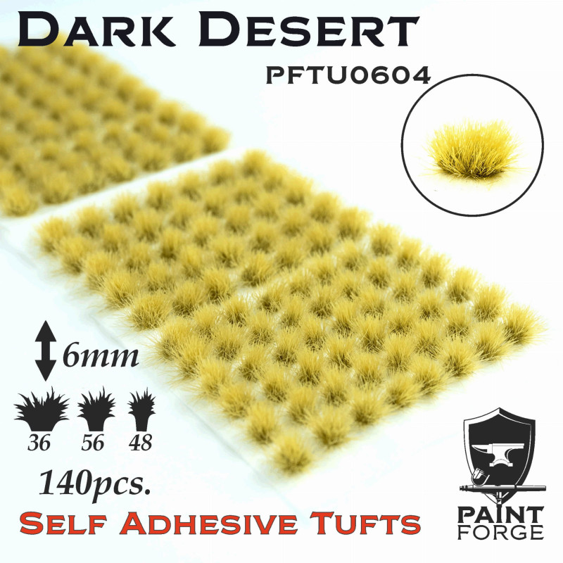 Paint Forge Dark Desert 6mm 140 szt