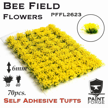 Paint Forge Bee Field Flowers 6mm 70szt