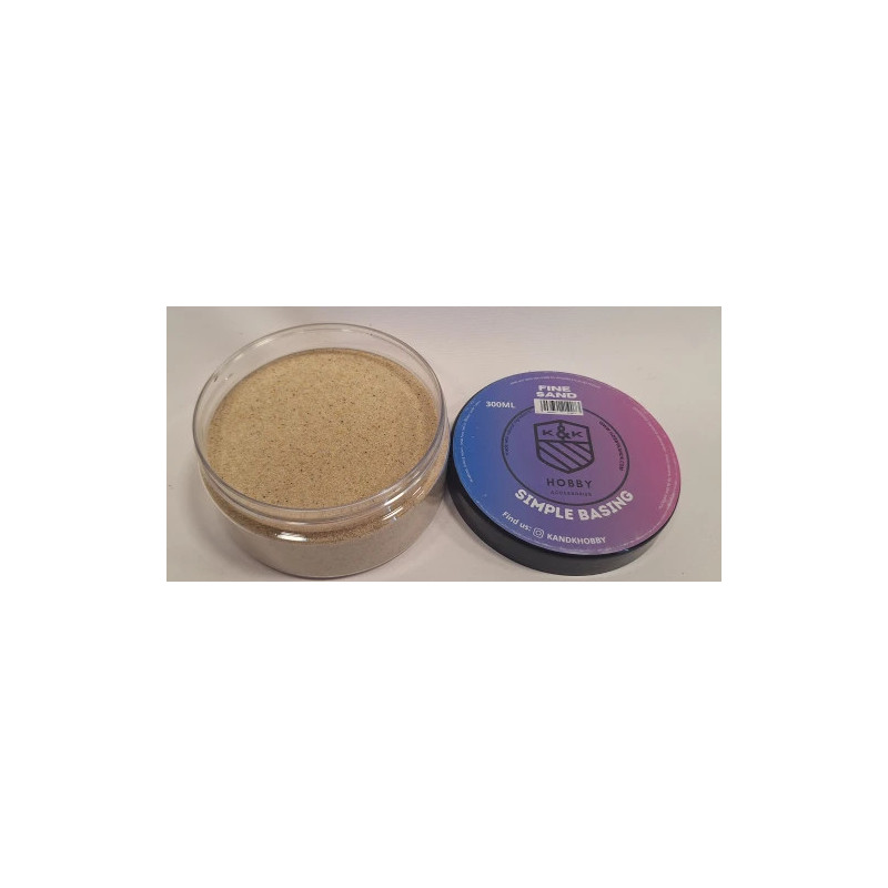 Posypka K&K Simple Basing: Fine Sand (300 ml)