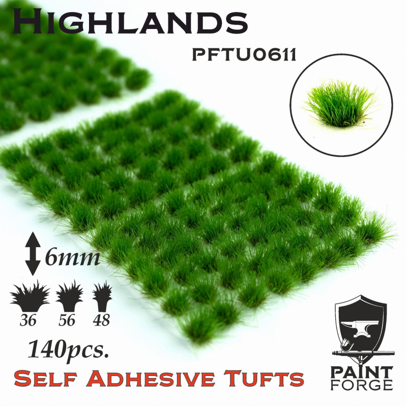 Paint Forge Highlands 6mm 140 szt