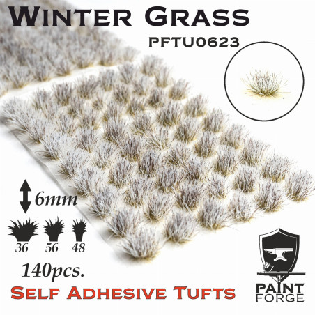 Paint Forge Winter Grass 6mm 140 szt