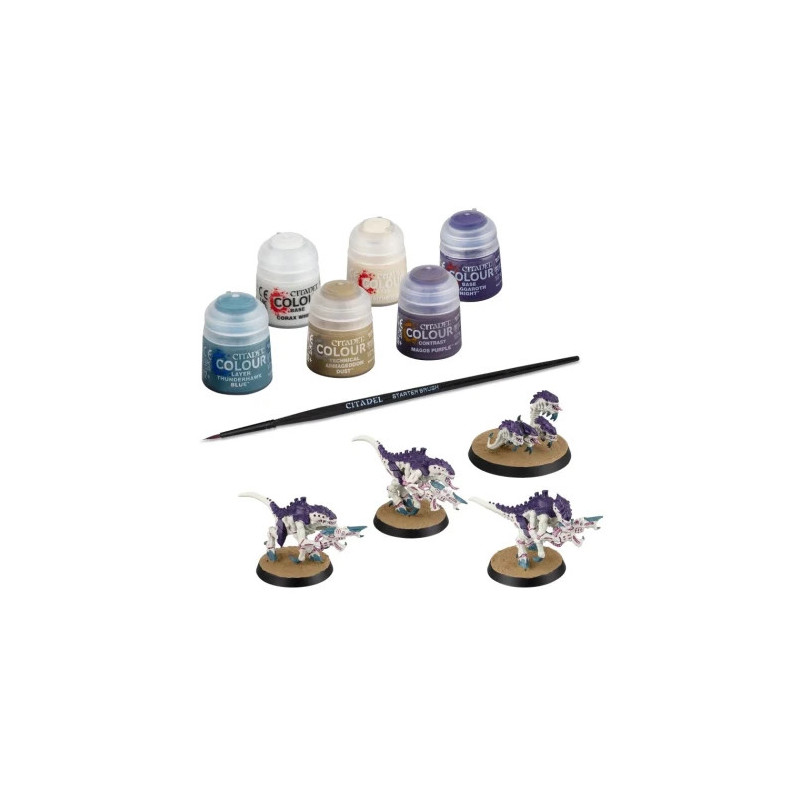 WH40K: TYRANIDS TERMAGANTS AND RIPPER SWARM + PAINTS
