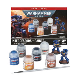 WH40K: Space Marines: Intercessors + Paints