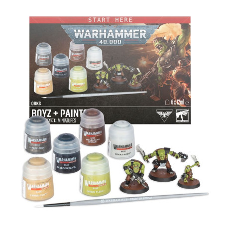 WH40K: Orks: Boyz + Paints
