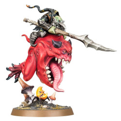 AOS: GLOOMSPITE GITZ LOONBOSS ON GIANT CAVE SQUIG