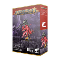 AOS: GLOOMSPITE GITZ LOONBOSS ON GIANT CAVE SQUIG
