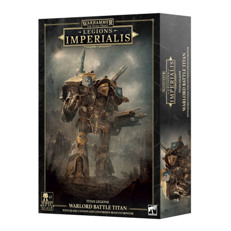 WH40K: Legion Imperialis :WARLORD TITAN+QUAKE CANNON & BEAM