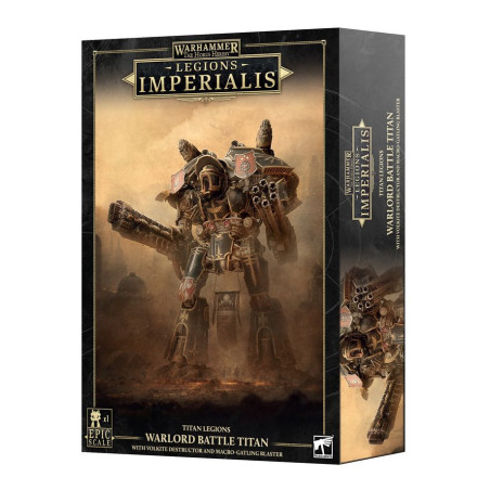 WH40K: Legions Imperialis: Warlord Titan with Volkite Destructor and Macro-Gatling Blaster