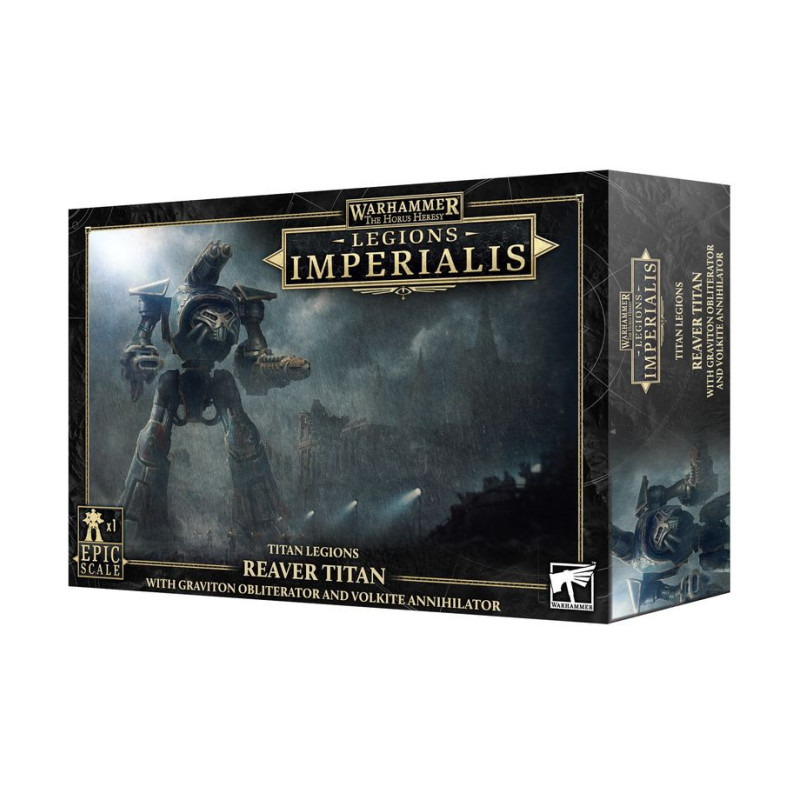 WH40K: Legions Imperialis: Reaver Titan with Graviton Obliterator and Volkite Annihilator