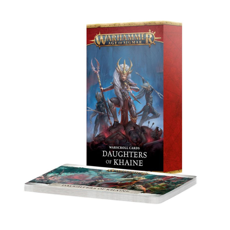 WARSCROLL CARDS: DAUGHTERS OF KHAINE