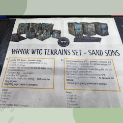 WH40K WTC Terrain Set : Sand Sons
