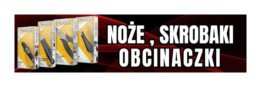 Noże, skrobaki, obcinaczki